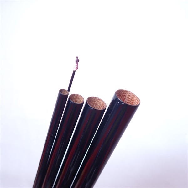 闇がらす１４．６尺　白由里調　口巻　銘木にぎり